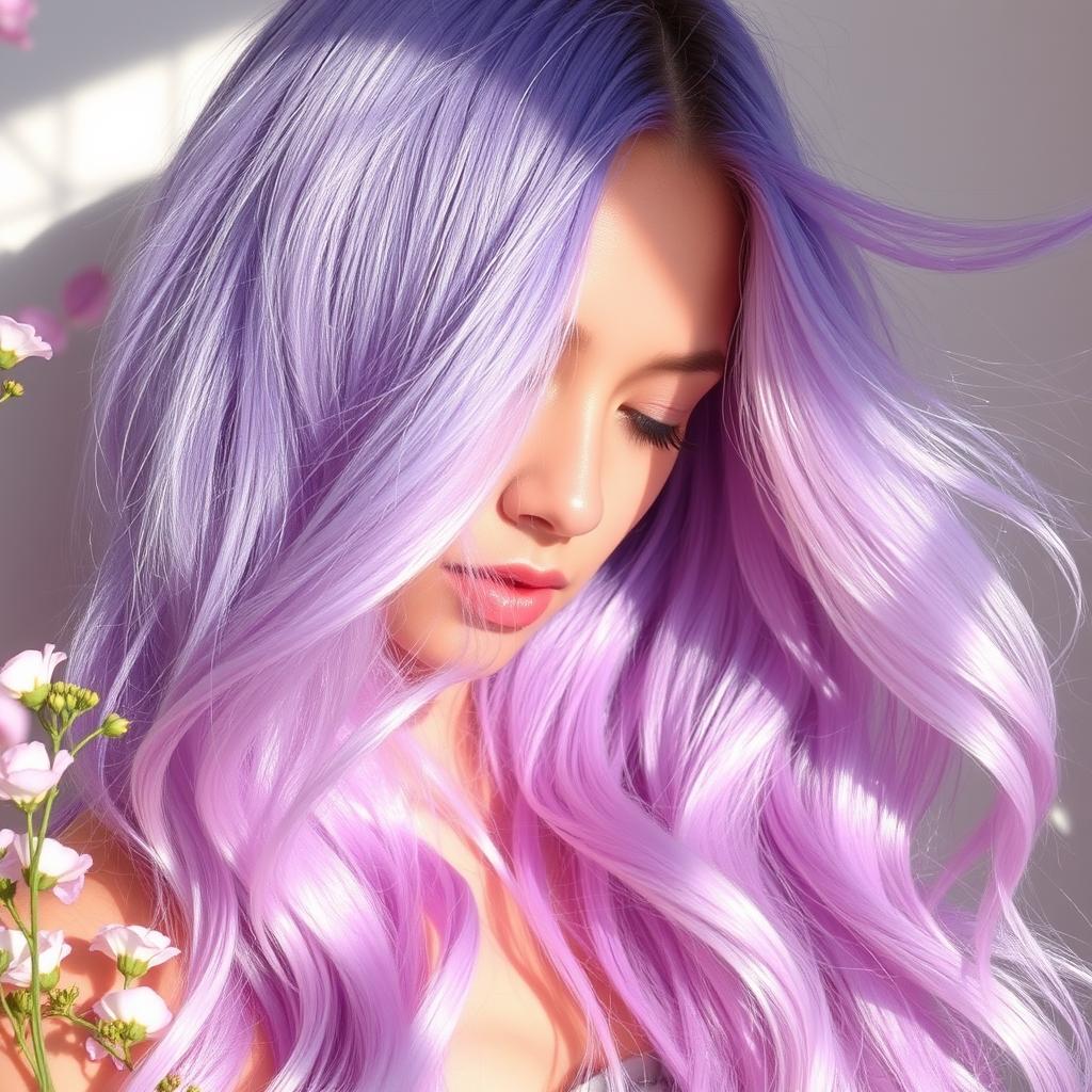 رنگ مو یاسی و ترکیب های آن - آموزشگاه آرایشگری جهان مو