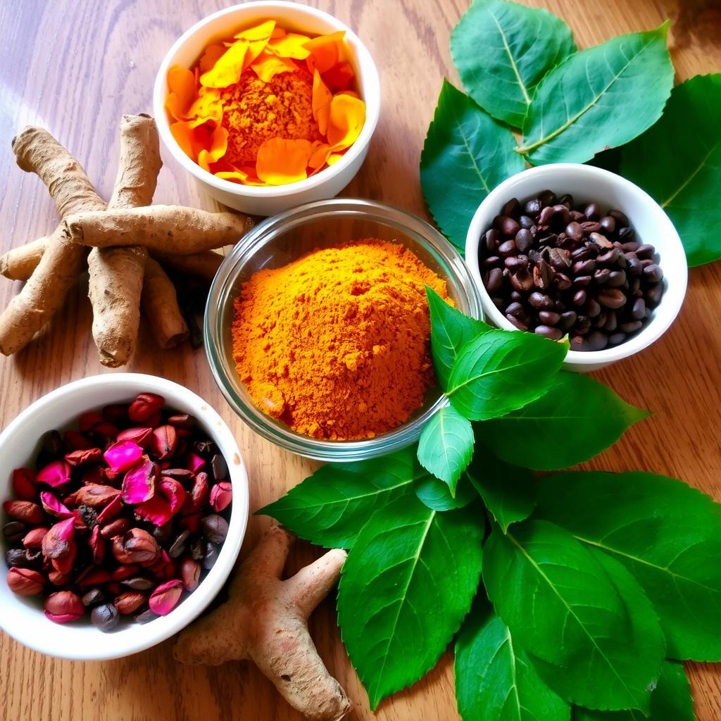 ترکیبات طبیعی برای رنگ مو حنایی