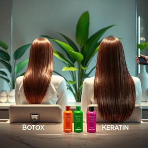 تفاوت بوتاکس مو و کراتینه مو چیست