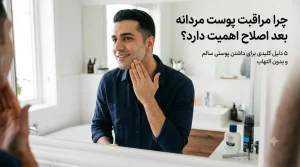 چرا مراقبت پوست مردانه بعد اصلاح اهمیت دارد؟